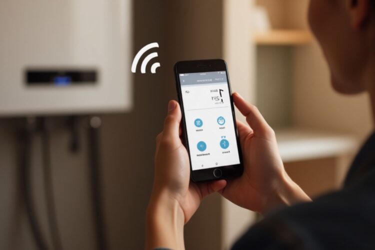 έλεγχος θερμοσίφωνα μέσω Wifi