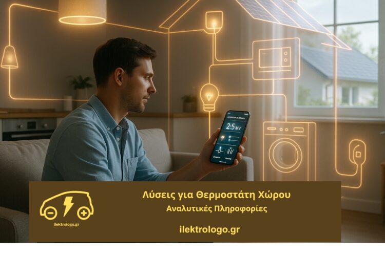 Τοποθέτηση θερμοστάτη χώρου